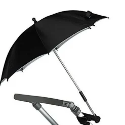 KIOKIDS Accesorios Y Complementos Para El Paseo-Sombrilla Anti uva negra