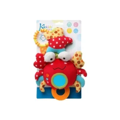 KIOKIDS Jueguetes De Primera Infancia-Sonajero Con Vibración Cangrejo