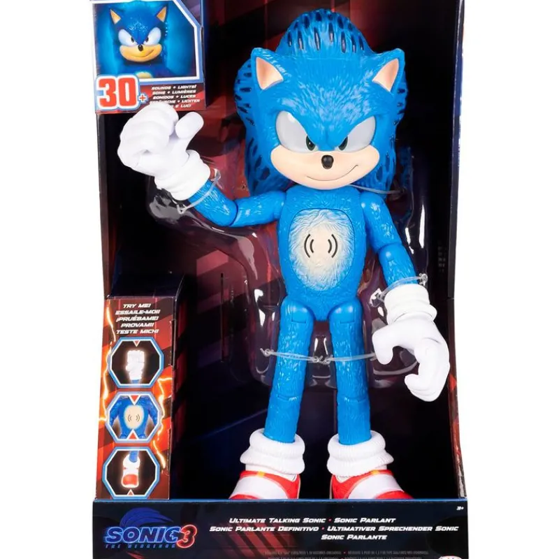 JAKKS PACIFIC Electrónicos-Sonic 3 Muñeco Parlante Definitivo
