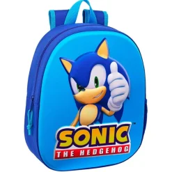 SAFTA Escolar-Sonic Mochila Infantil 3D