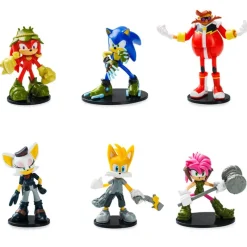 BIZAK Figuras Videojuegos-Sonic Pack 6 Figuras Articuladas Surtido