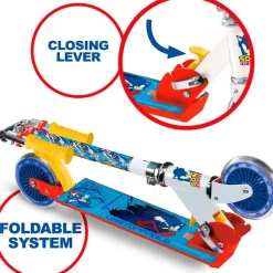 MONDO Bicicletas, Correpasillos Y Triciclos-Sonic Patinete Aluminio 2 Ruedas