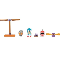 JAKKS PACIFIC Figuras Videojuegos-Sonic Playset Zona Batería Voladora