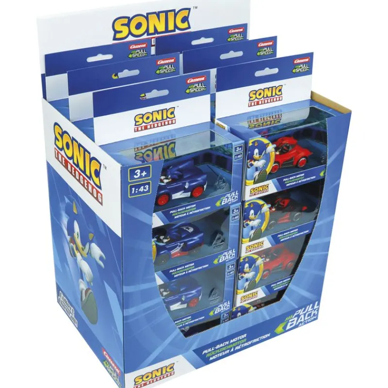 CARRERA Vehículos, Trenes Y Parkings-Sonic Vehículo Retrofricción Surtido