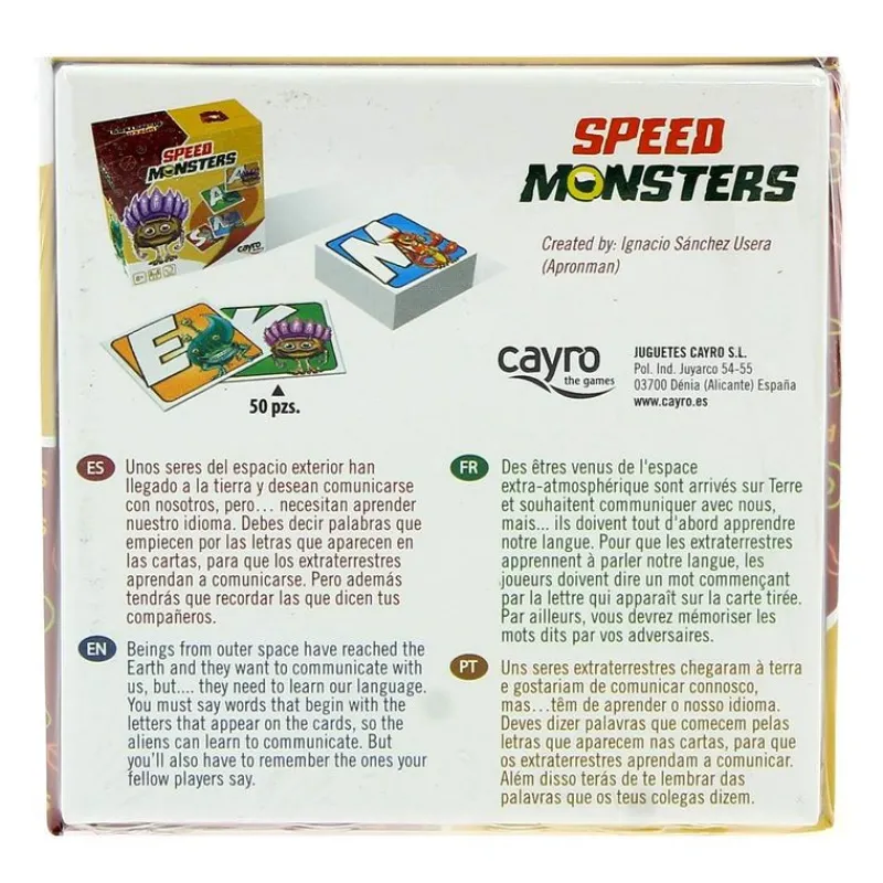 Speed Monsters Juego*CAYRO Clearance