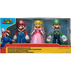 JAKKS PACIFIC Figuras Videojuegos-Súper Mario Pack Reino Champiñón