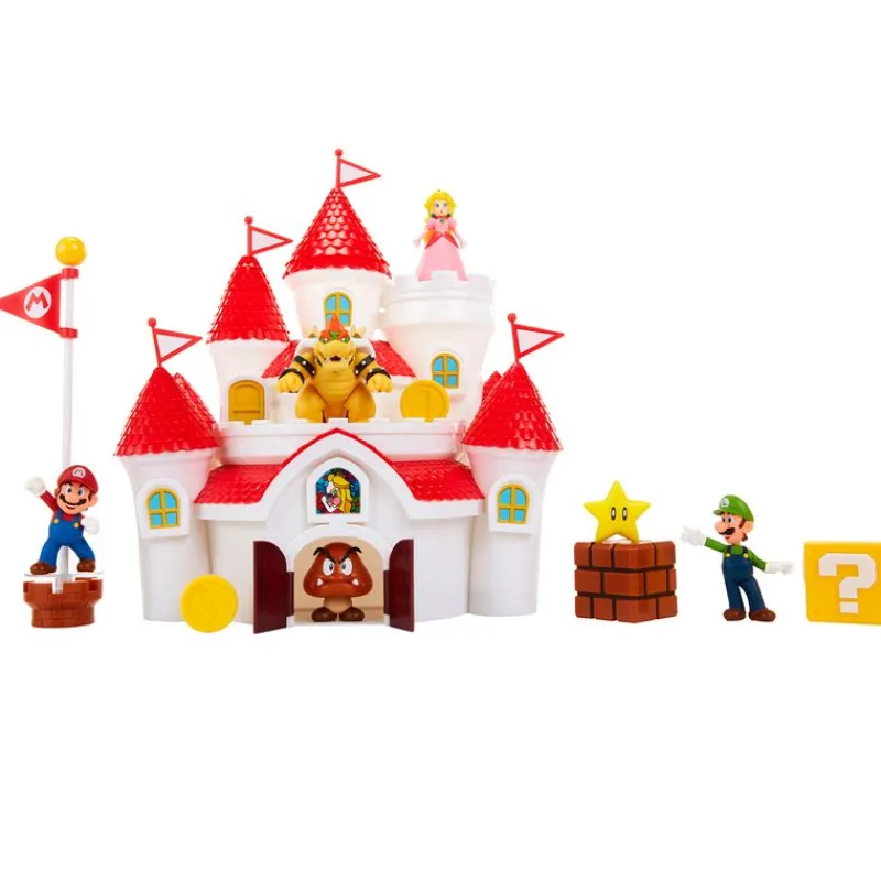 Súper Mario Playset Castillo Reino Seta*JAKKS PACIFIC Hot