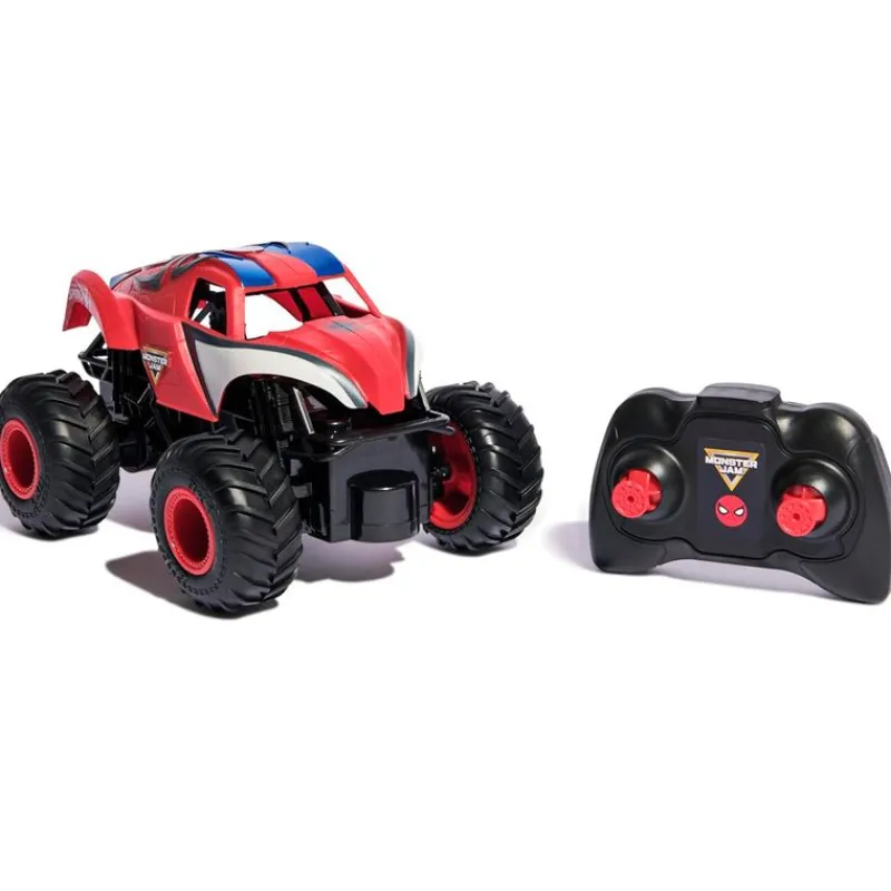SPIN MASTER Coches Radio Control (R/C)-Spiderman Monster Jam Coche R/C 1:24