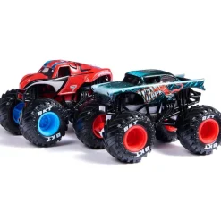 SPIN MASTER Vehículos, Trenes Y Parkings-Spiderman Monster Jam Pack Vehículos Spiderman y Venom