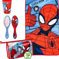 SELECCION DRIM Escolar-Spiderman Neceser Viaje con Complementos