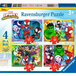 Spiderman Pack 4 Puzzles Progresivos*RAVENSBURGER Best