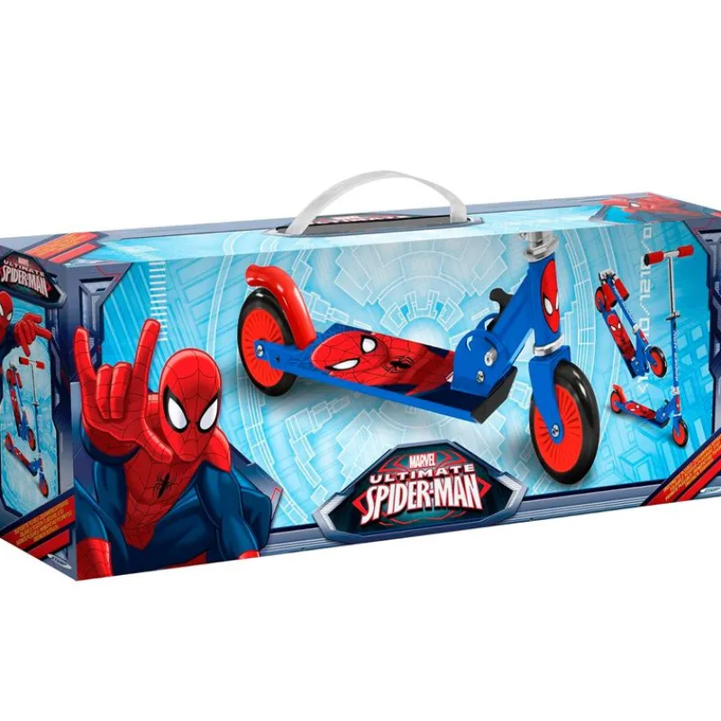 SELECCION DRIM Bicicletas, Correpasillos Y Triciclos-Spiderman Patinete 2 Ruedas