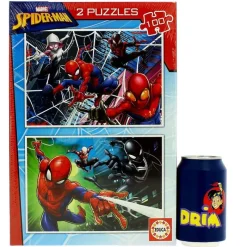EDUCA Puzzles Y Construcciones-Spiderman Puzzle 2x100 Piezas