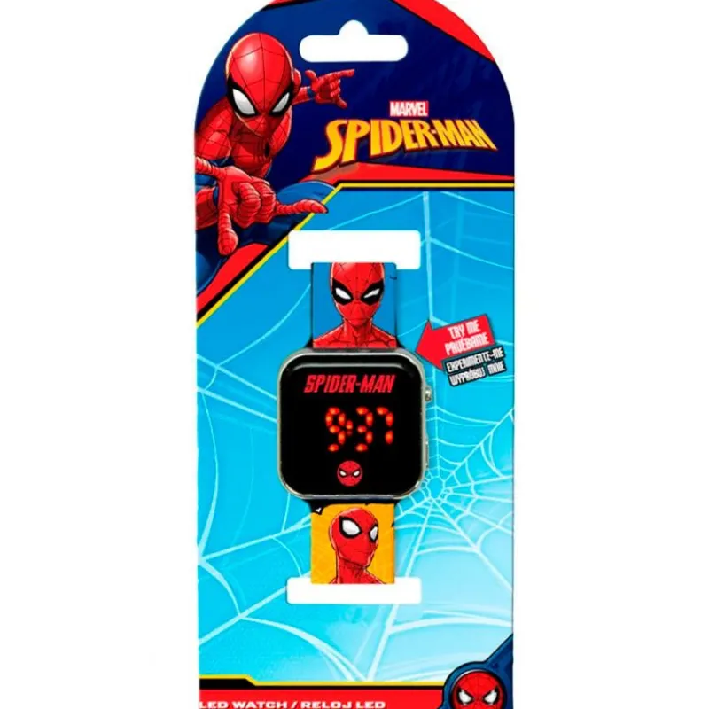 KIDS EUROSWAN Electrónicos-Spiderman Reloj Digital LED