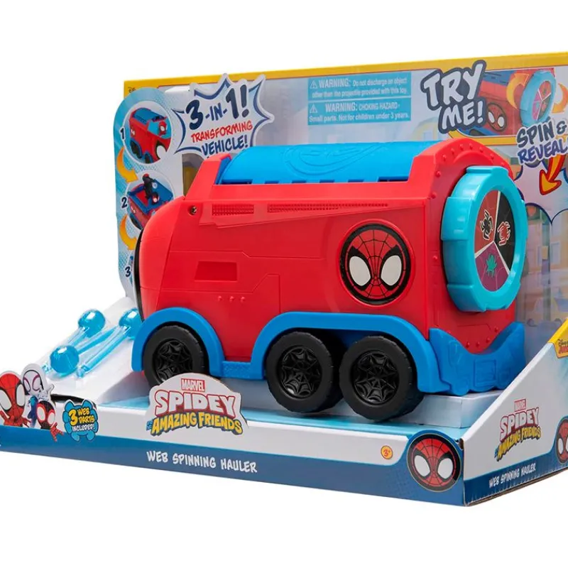 SELECCION DRIM Vehículos, Trenes Y Parkings-Spidey & sus Amigos Vehículo Web Spinning