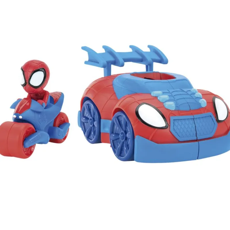 SELECCION DRIM Vehículos, Trenes Y Parkings|Figuras Y Figuras De Acción-Spidey Vehículo 2 en 1