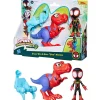 HASBRO Figuras Y Figuras De Acción-Spidey y sus Amigos Dino Webs Figura + Dino STD