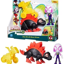 HASBRO Figuras Y Figuras De Acción-Spidey y sus Amigos Dino Webs Figura + Dino STD