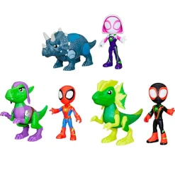 HASBRO Figuras Y Figuras De Acción-Spidey y sus Amigos Figura + Dinosaurio Surtido