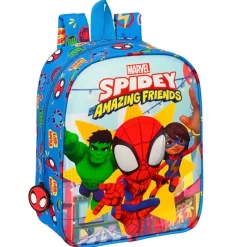SAFTA Escolar-Spidey y sus Amigos Mochila Guadería Adaptable