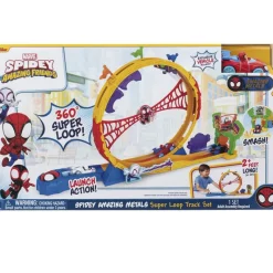 SELECCION DRIM Vehículos, Trenes Y Parkings-Spidey y sus Amigos Pista Super Loop