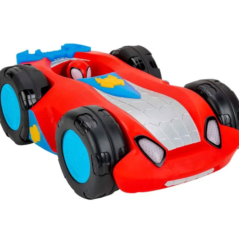 JAZWARES Figuras Y Figuras De Acción-Spidey y sus Amigos Spidey Flip and Reveal Cruiser