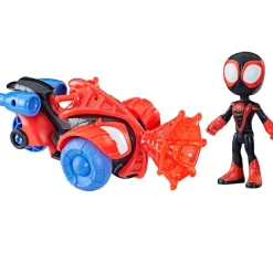 Spidey y sus Amigos Techno Racer Vehículo Miles Morales*HASBRO Hot