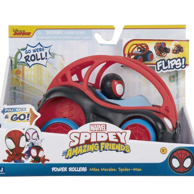 SELECCION DRIM Vehículos, Trenes Y Parkings-Spidey y sus Amigos Vehículo Power Rollers Surtido