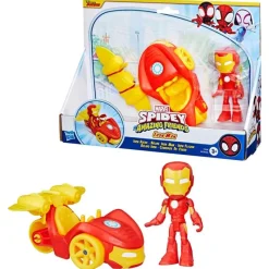 HASBRO Figuras Y Figuras De Acción-Spidey y sus Amigos Vehículo con Figura Surtida