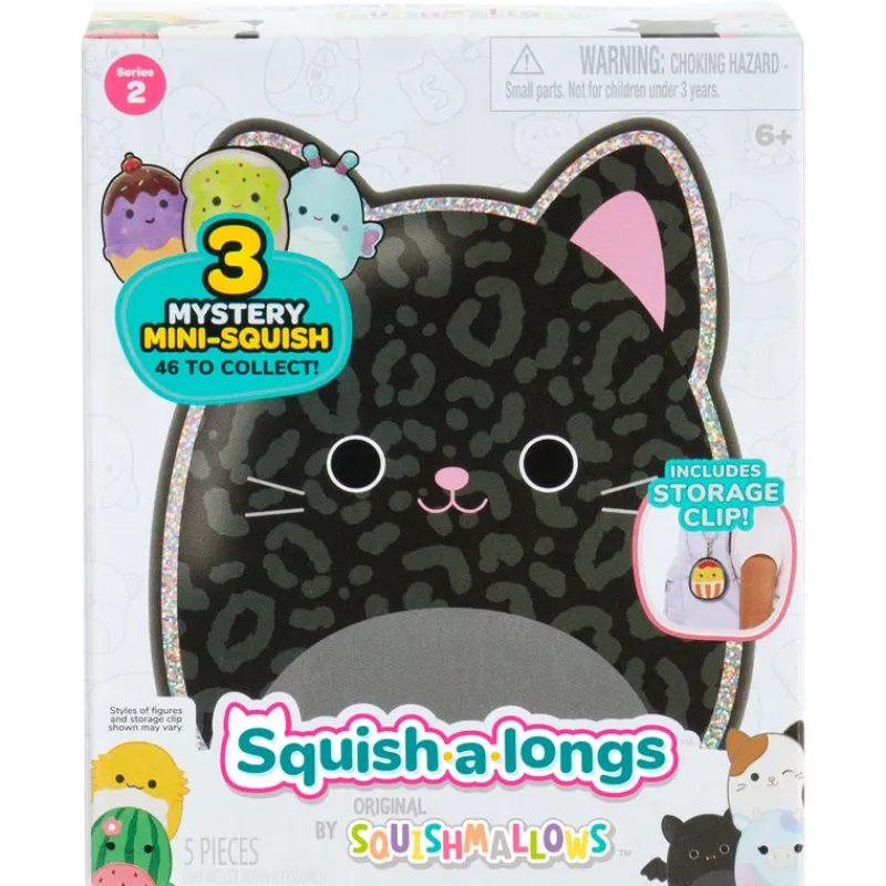 JAZWARES Manualidades-Squishmallows Squish a Longs Llavero Sorpresa Serie 2