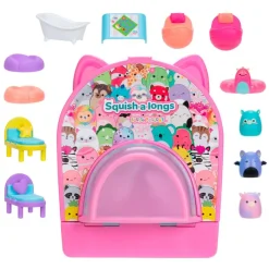 JAZWARES Muñecas|Manualidades-Squishmallows Squish a Longs Playset Mochila