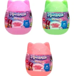 SELECCION DRIM Primera Infancia Y Preescolar|Manualidades-Squishmallows Squishville Huevo Sorpresa