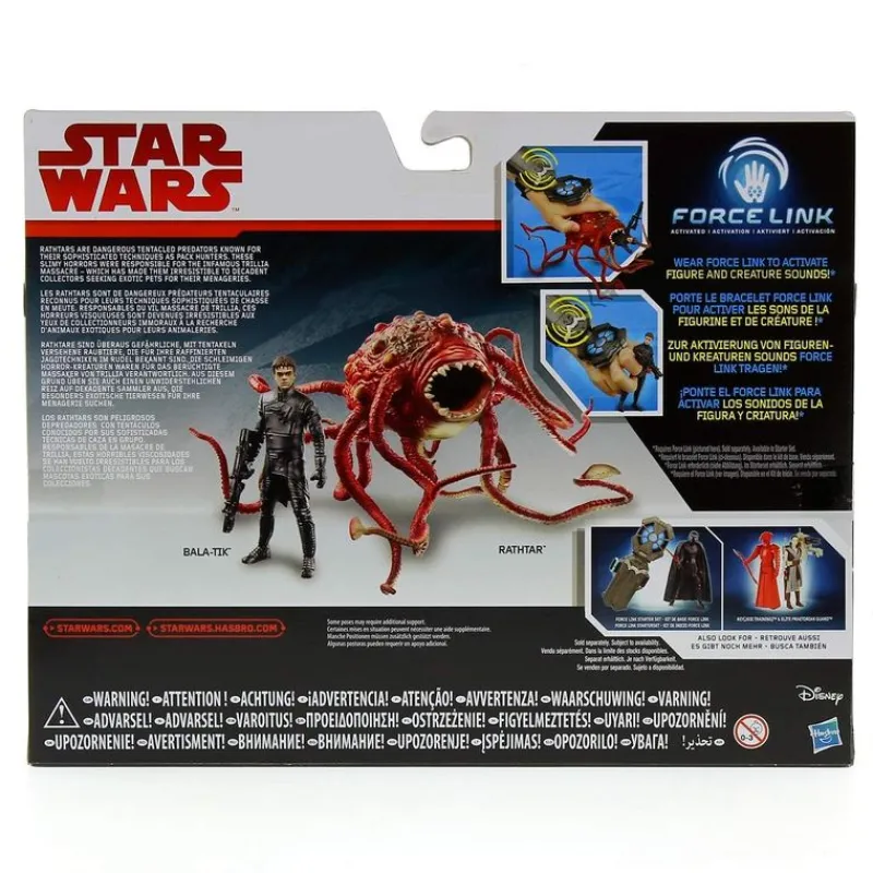 HASBRO Star Wars-Star Wars Episodio 8 Rathtar con Figura de Bala Tik