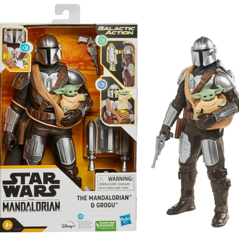 Star Wars Galactic Action Mandalorian & Grogu*HASBRO Discount