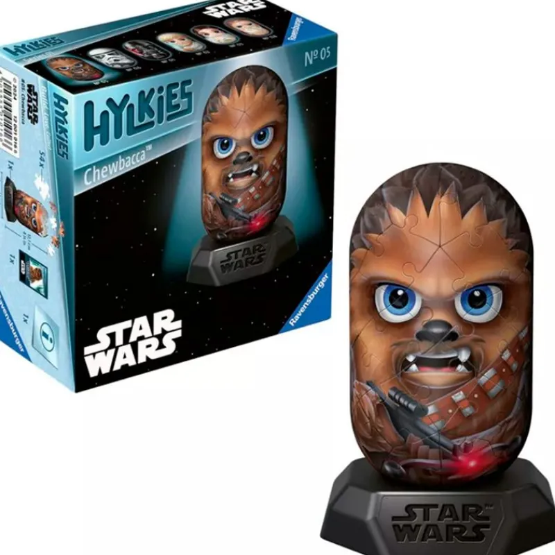 RAVENSBURGER Star Wars|Puzzles Y Construcciones-Star Wars Hylkies Puzzle 3D Chewbacca