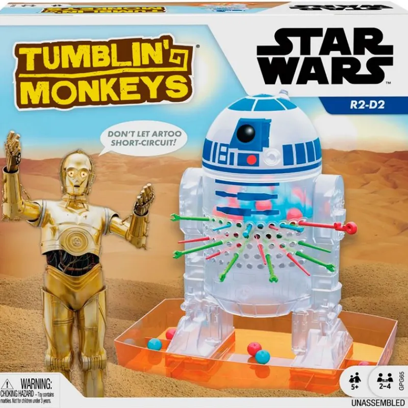 HASBRO Star Wars|Juegos De Mesa-Star Wars Juego Monos Locos R2-D2