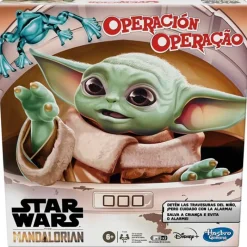 HASBRO Star Wars|Juegos De Mesa-Star Wars Mandalorian Juego Operación Baby Yoda