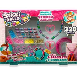 FAMOSA Manualidades-Sticky Rolls Book Pack Collares con Pegatinas