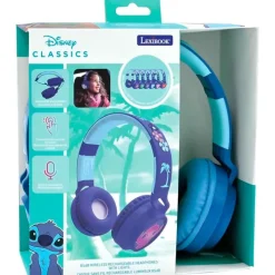 LEXIBOOK Electrónicos-Stitch Auriculares 2 en 1 Inalámbricos