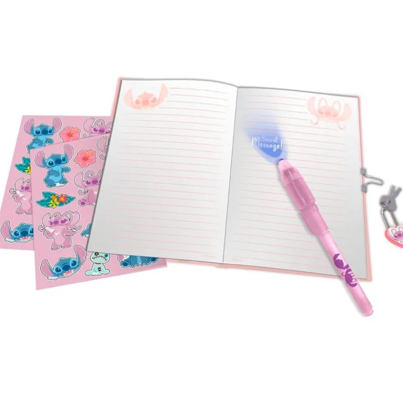 KIDS EUROSWAN Escolar-Stitch Diario con Bolígrafo Mágico