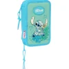SAFTA Escolar-Stitch Estuche Doble