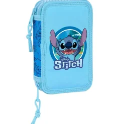 Stitch Estuche Escolar Doble*SAFTA Discount