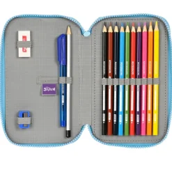 Stitch Estuche Escolar Doble*SAFTA Discount
