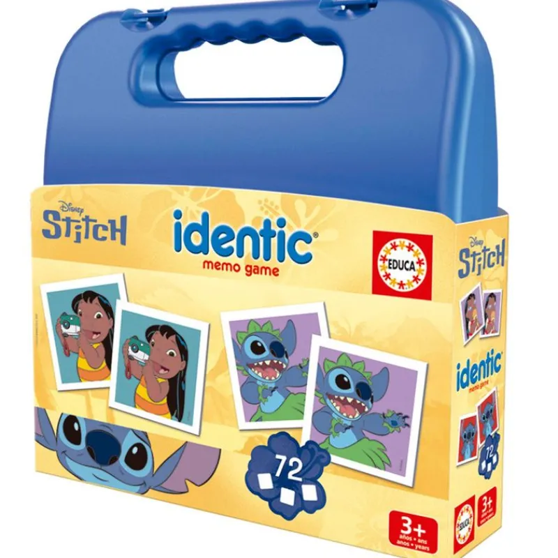 EDUCA Juegos Y Juguetes Educativos|Juegos De Mesa-Stitch Identic Juego de Memoria