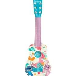 LEXIBOOK Stitch|Instrumentos Musicales-Stitch Mi Primera Guitarra