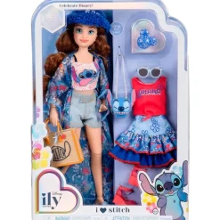 JAKKS PACIFIC Stitch|Muñecas-Stitch Muñeca Disney ILY 4Ever