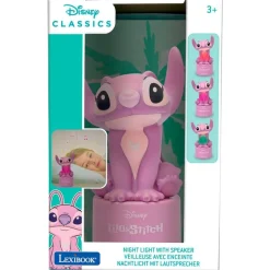 LEXIBOOK Electrónicos|Electrónicos-Stitch Ángel Lámpara con Altavoz