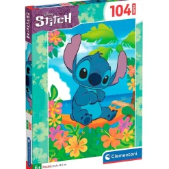 CLEMENTONI Stitch|Puzzles Y Construcciones-Stitch Puzzle 104 Piezas