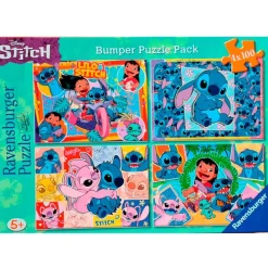 Stitch Puzzle Pack 4x100 Piezas*RAVENSBURGER Discount