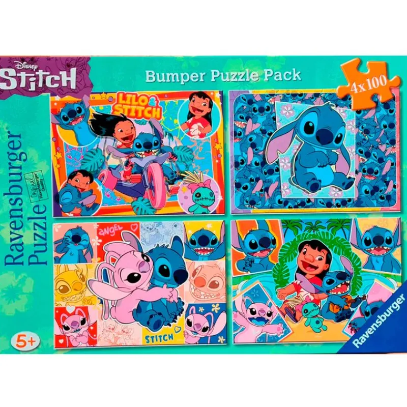 Stitch Puzzle Pack 4x100 Piezas*RAVENSBURGER Discount